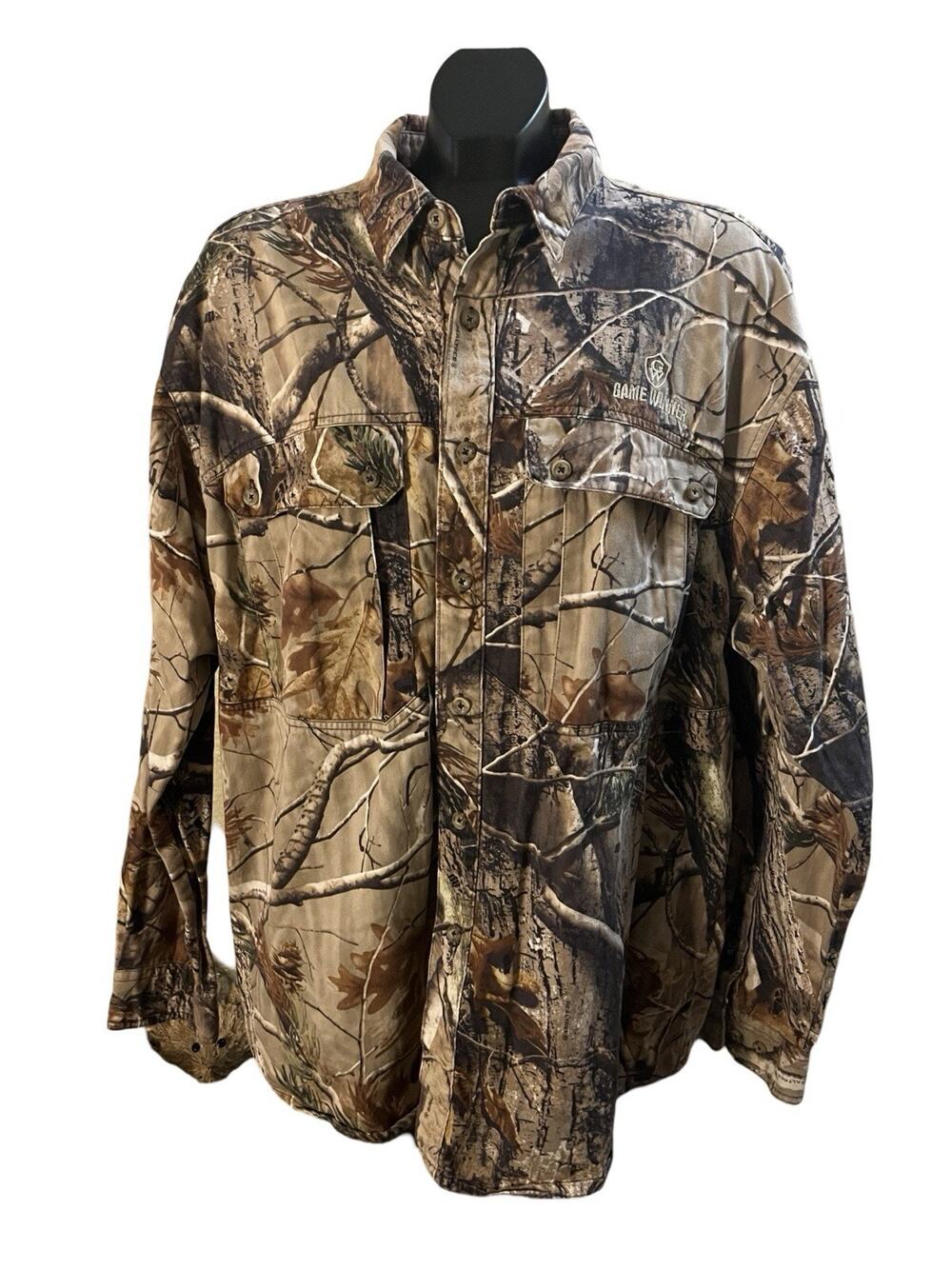 Game Winner Realtree Camo Button-Up Shirt - Men's XL